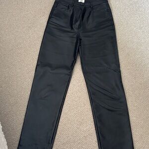 Wilfred Black size 6 Leather Pants